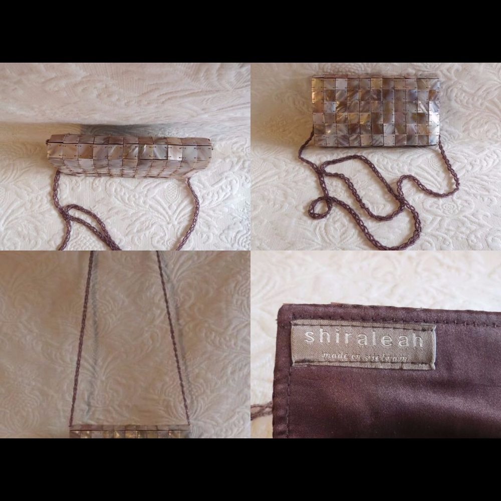 Shiraleah Brown & Tile Shell Cross body Purse - Picture 3 of 5